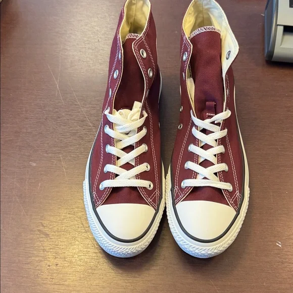 Converse Allstar High-Top Sneakers - Burgundy - Picture 3 of 6